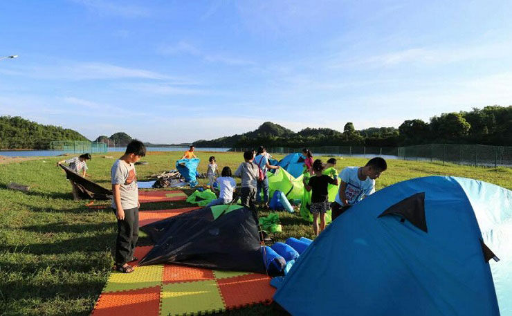 浏阳丹霞湖生态旅游度假村帐篷露营